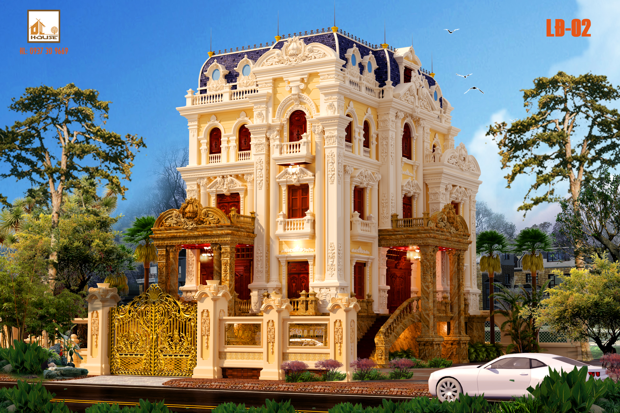 Biệt thự tân cổ điển pháp