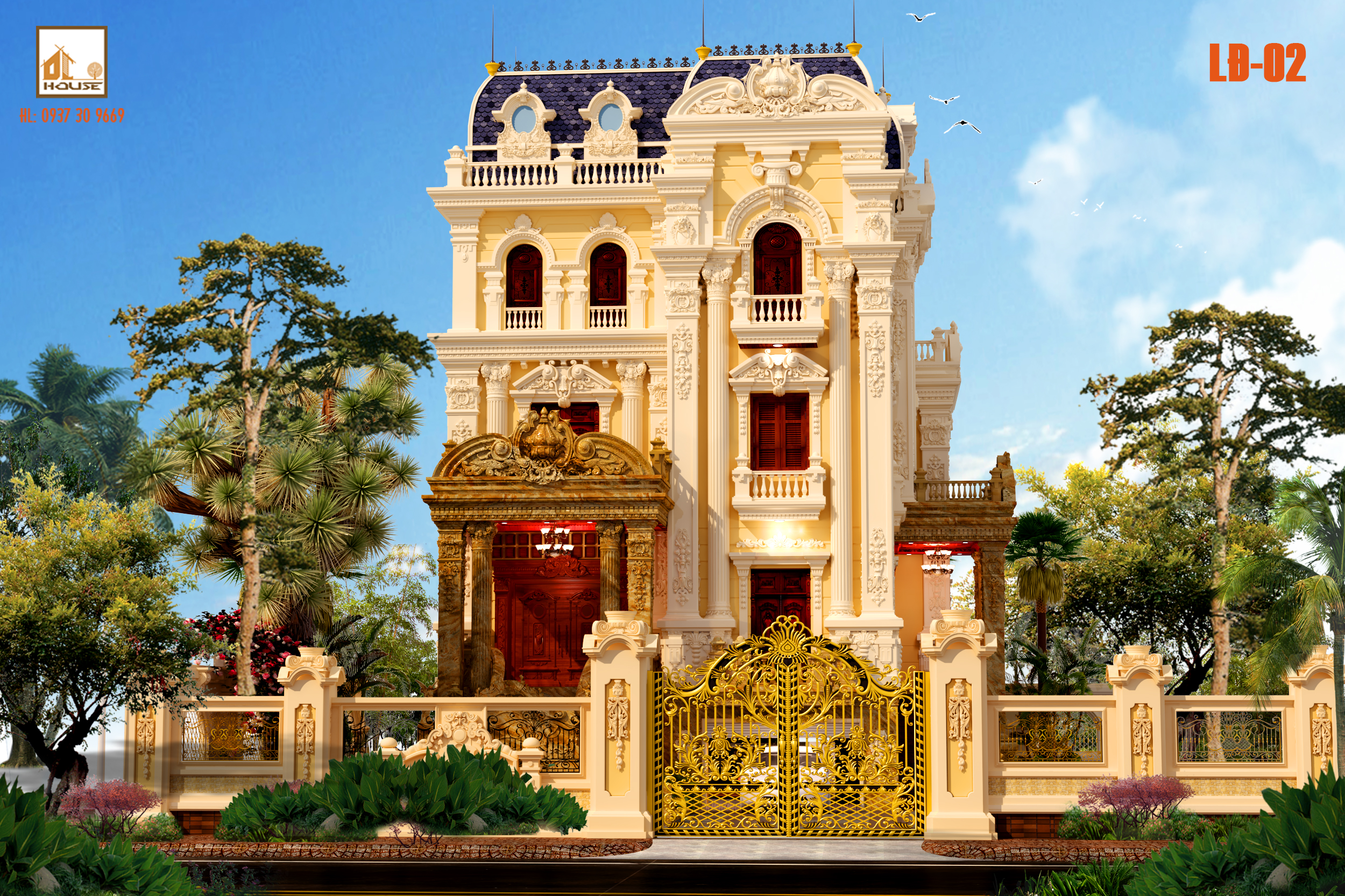 Biệt thự tân cổ điển pháp
