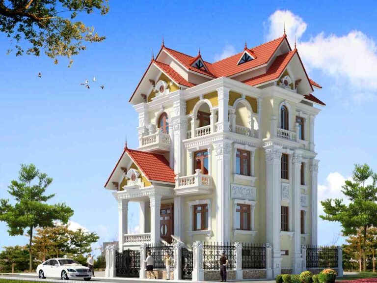 mẫu biệt thự tân cổ điển