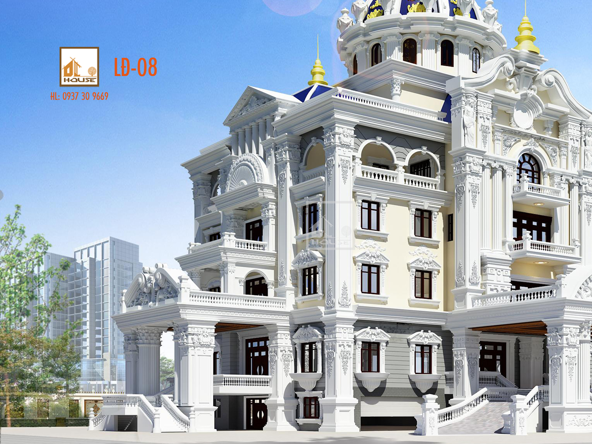 Thiết kế biệt thự lâu đài