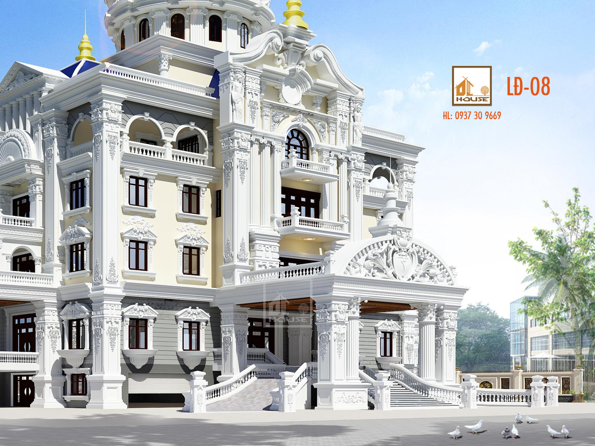Kiến trúc biệt thự lâu đài