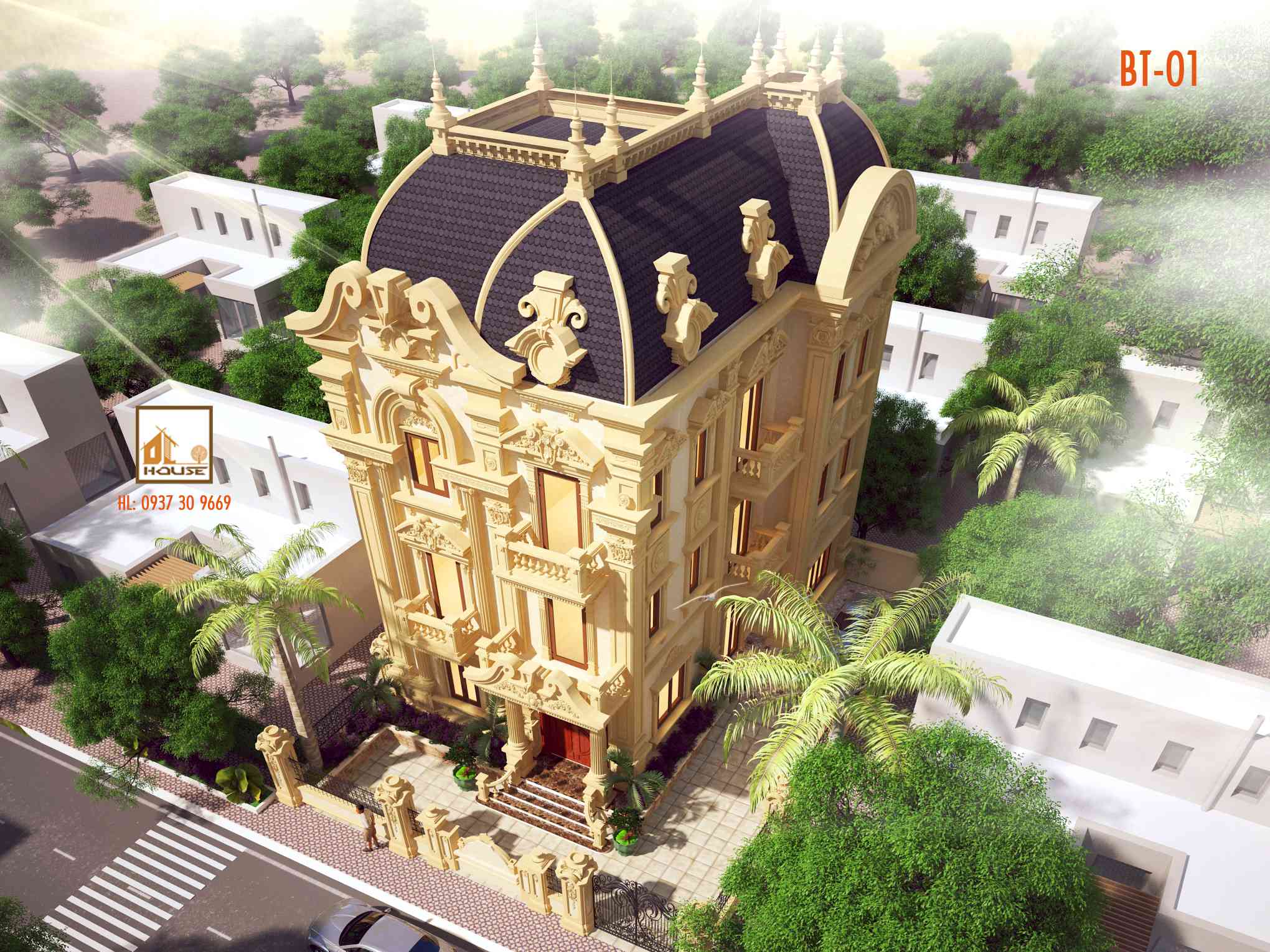 biệt thự tân cổ điển