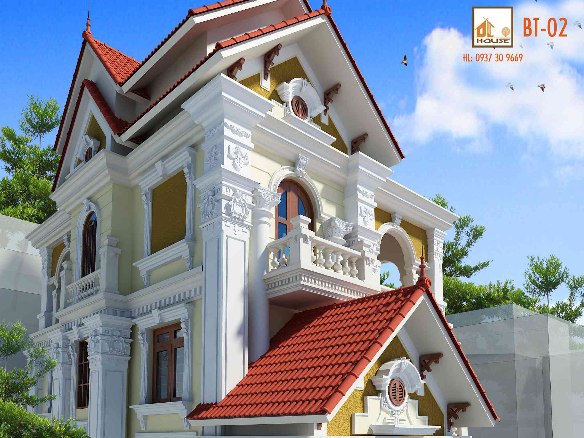 Hoa văn đắp vẽ