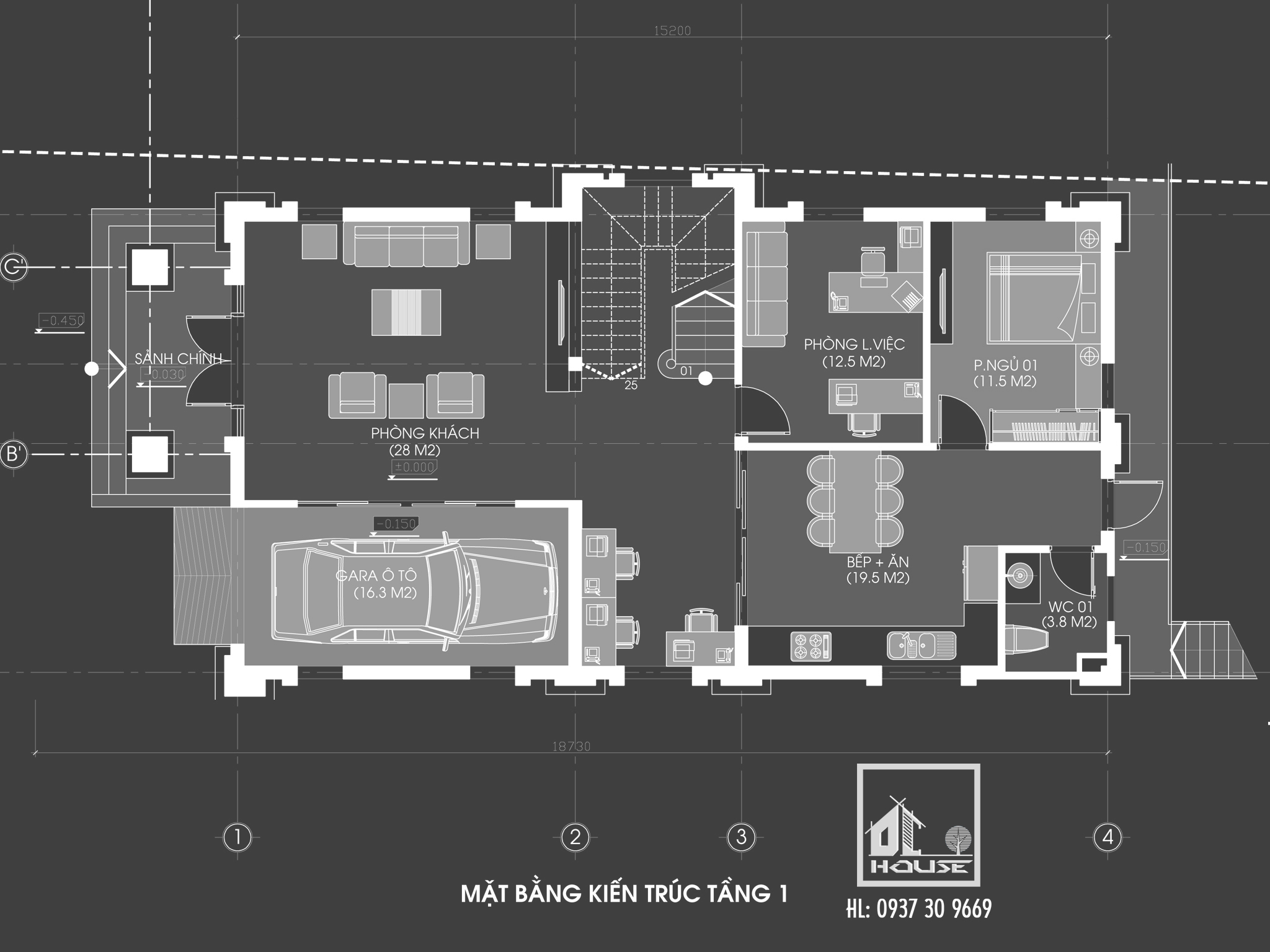 Biệt thự mái Thái tân cổ điển