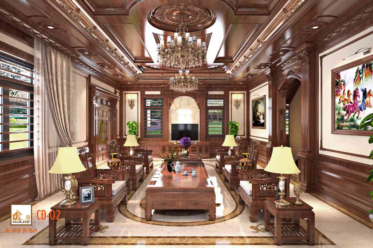 Thiết kế nội thất lâu đài