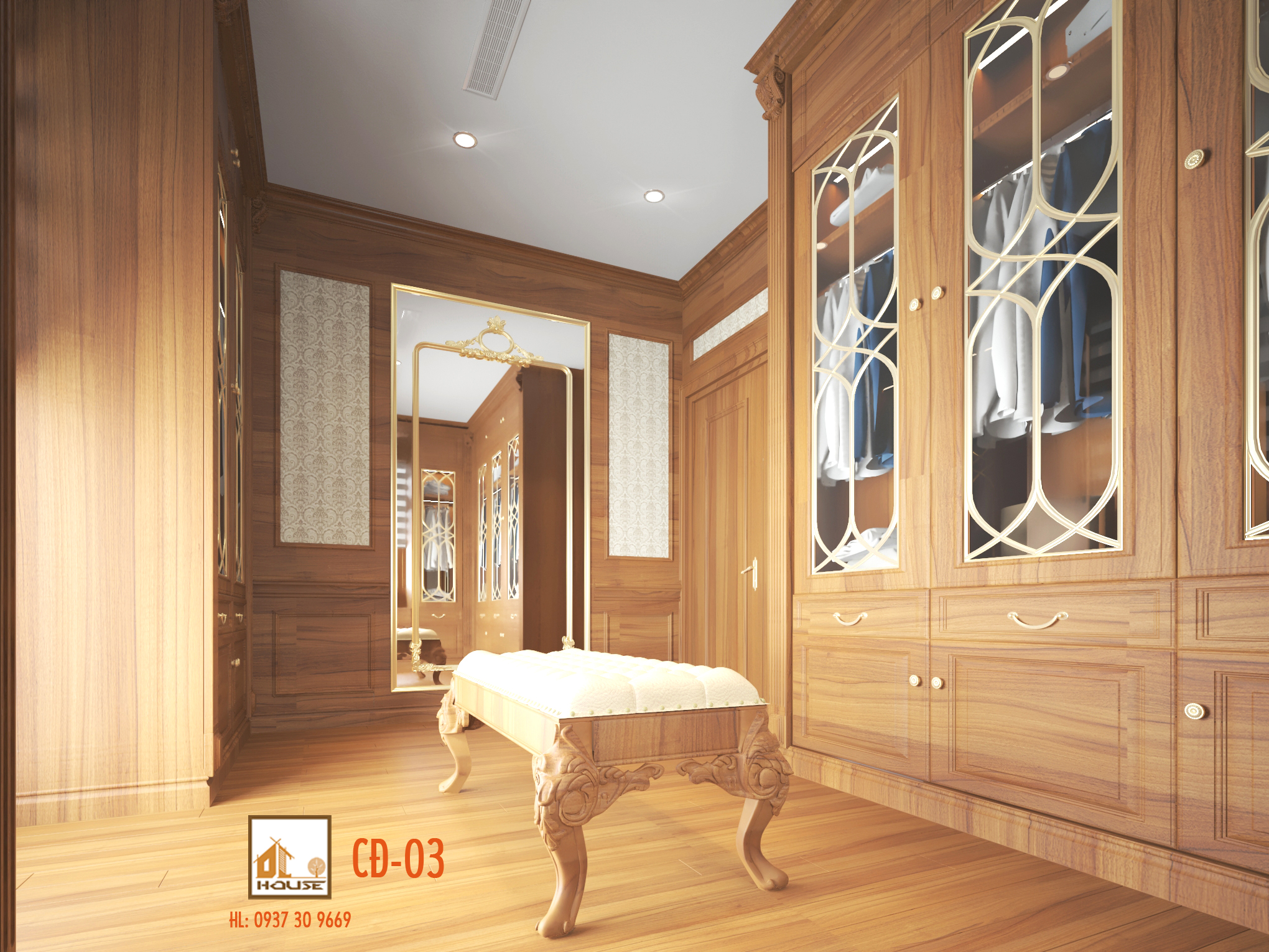 Nội thất tân cổ điển Villa