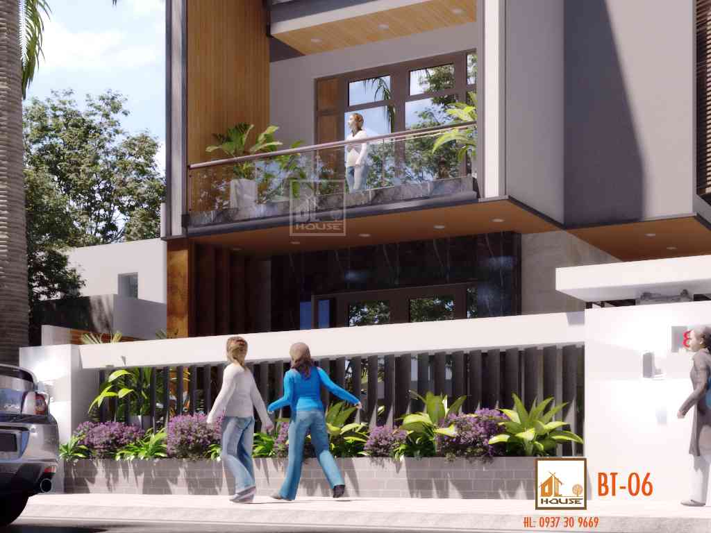 Mẫu hàng rào đẹp
