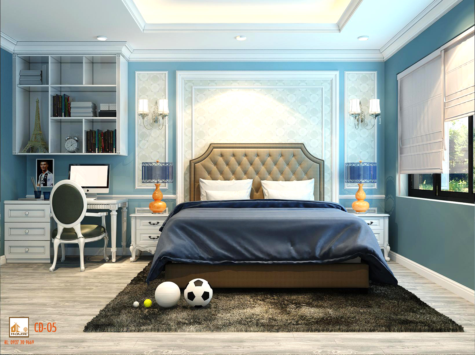 thiet-ke-noi-that-villa-tan-co-dien