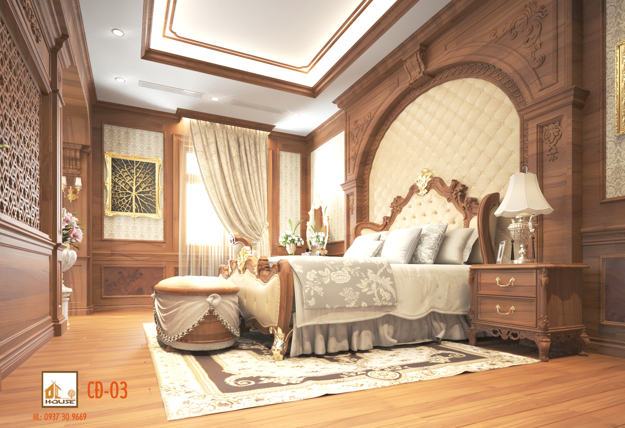 Nội thất tân cổ điển Villa