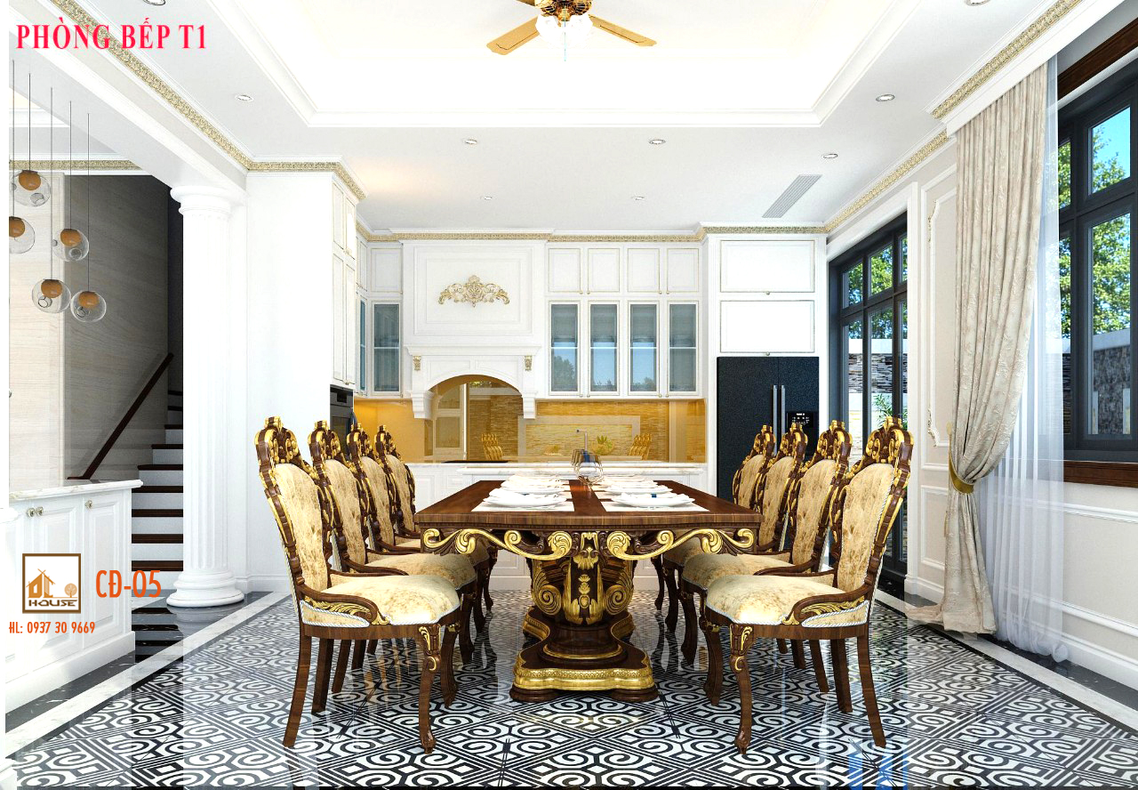 thiet-ke-noi-that-villa-tan-co-dien