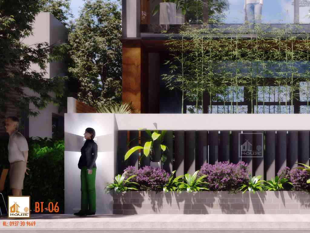 Thiết kế hàng rào hiện đại