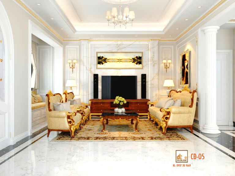 thiet-ke-noi-that-villa-tan-co-dien