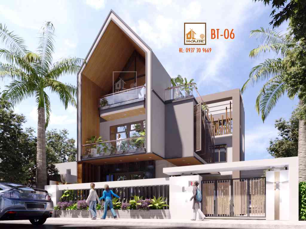 biệt thự hiện đại phá cách