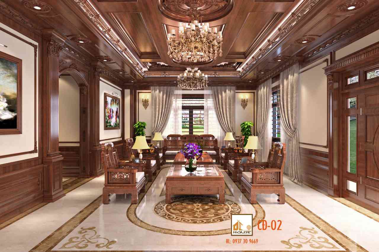 Thiết kế nội thất lâu đài