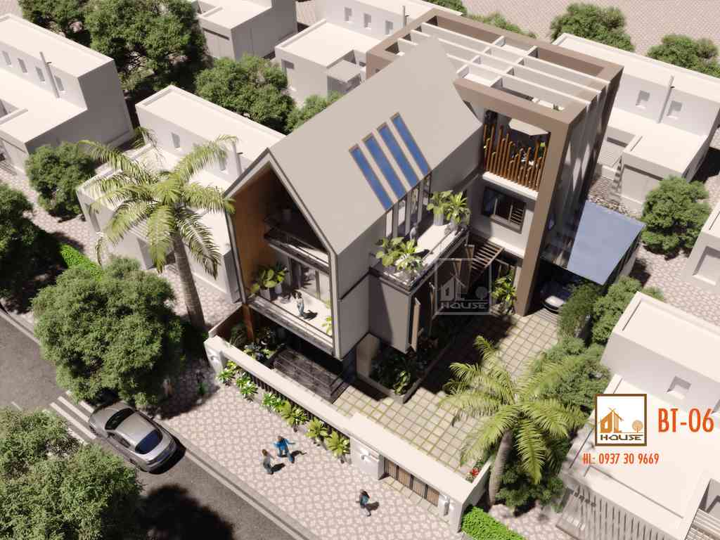 biệt thự hiện đại phá cách