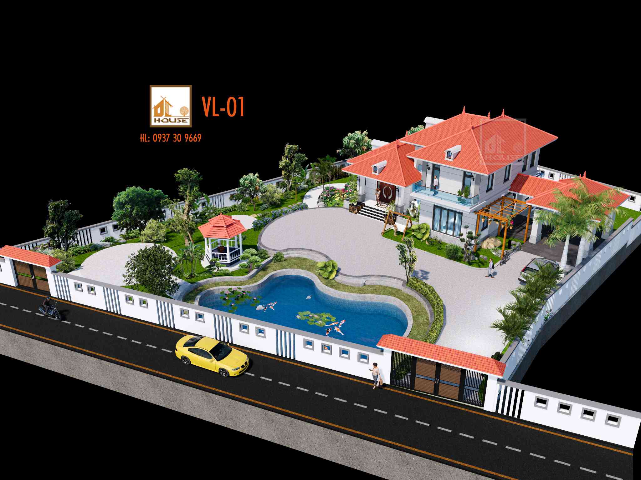 Biệt thự vườn đẹp